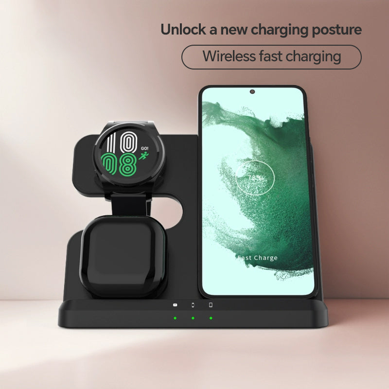 3-in-1 wireless charger Simple desktop art